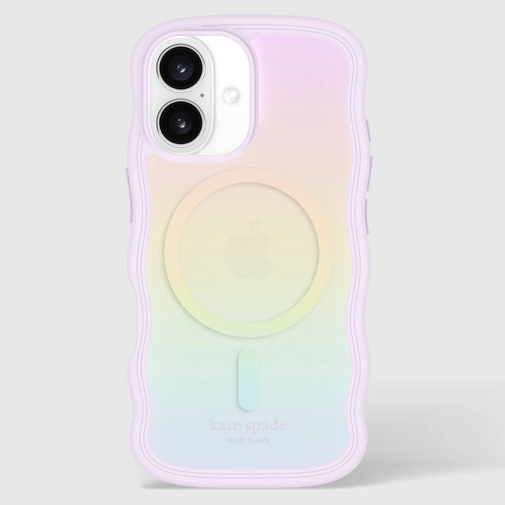 Kate Spade Wavy Opal Iridescent iPhone 16 Case
